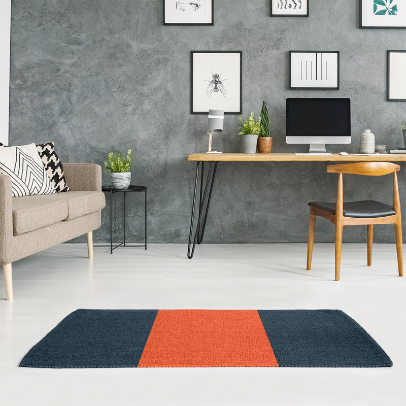 Striped Indoor Rug, Rectangle 2' x 3', No
