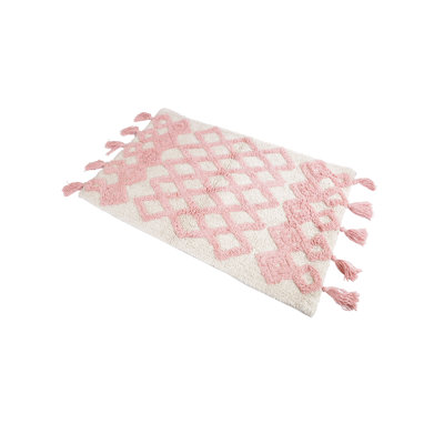 Jameion Cotton Blend Non-Slip Bath Rug