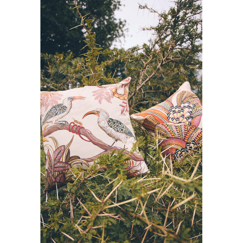 Hornbill Garden - Cotton - Stone