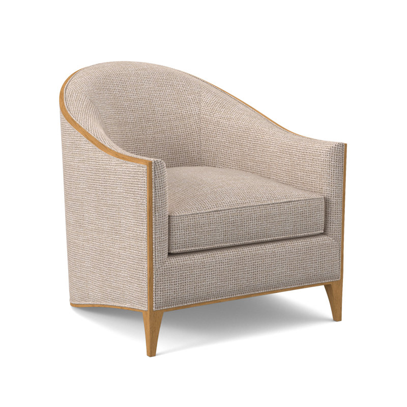 Atelier Barrel Chair, Amber, Libby Linen