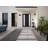 Front Exterior Prehung FiberGlass Door Frosted Glass Manux 8088 Matte Black Side Exterior Window Office Commercial and Residential Doors Entrance Patio Garage-W36+16 x H80-Right-hand Inswing-98195859-98195860-98195862