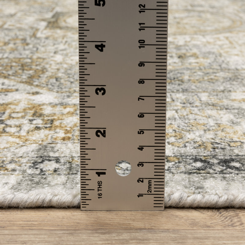 Tapis oriental en laine / viscose noué à la main Eiligio, Rectangle 8 pi x 10 pi
