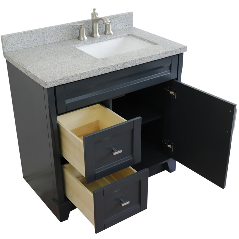 Ensemble de meuble-lavabo simple 37 po Ferrenby, Gris