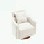 Fauteuil demi-tonneau pivotant en chenille-813798794