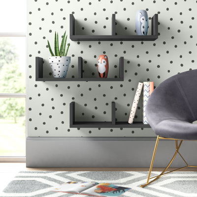 3 Piece Square Floating Shelf