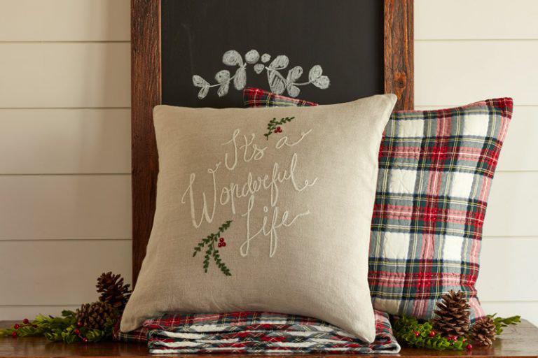 Wonderful Life Linen Throw Pillow