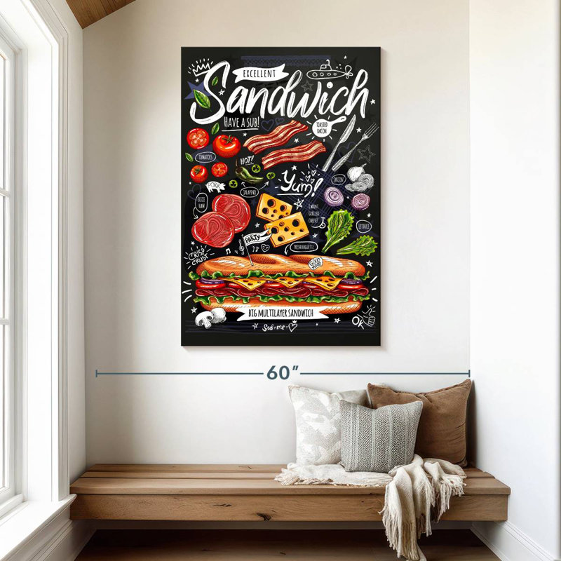 Yarlin Sandwich Sub, 48" H x 32" W