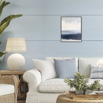 Giclée de cadre marin abstrait Lunetta, design par Amanda Tsoukanelis