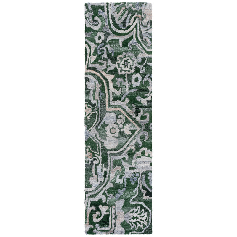 Marquee 116 Hand Tufted Performance Abstract Rug, Runner 2'3" x 8'