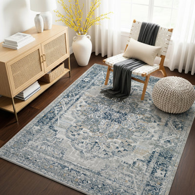 Carty Oriental Area Rug