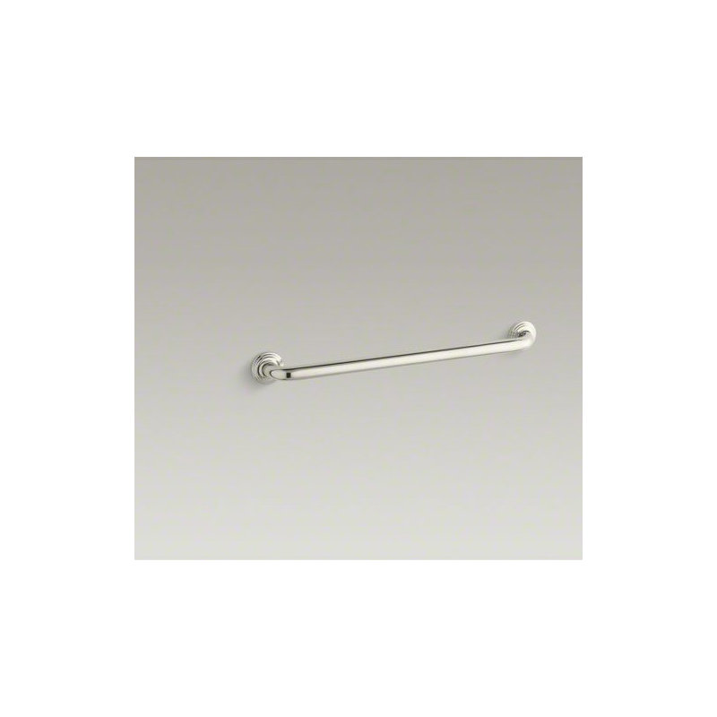 Traditional Grab Bar, Vibrant Polished Nickel, 12"W