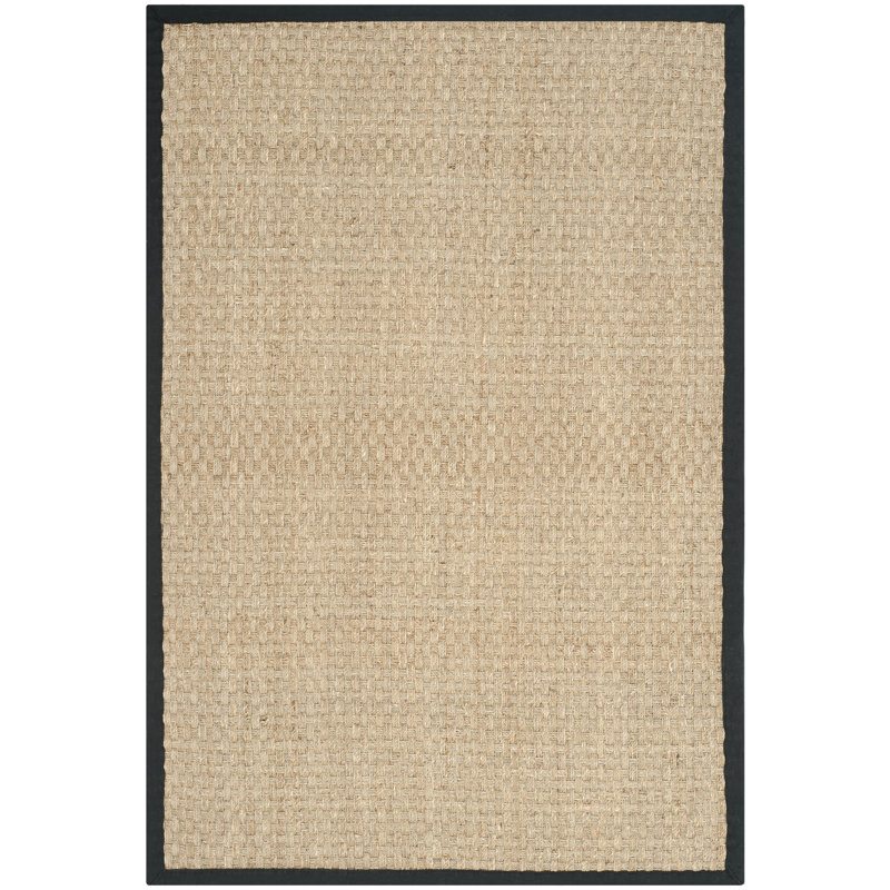 Tapis naturel / noir Auckland, Rectangle 6 pi x 9 pi