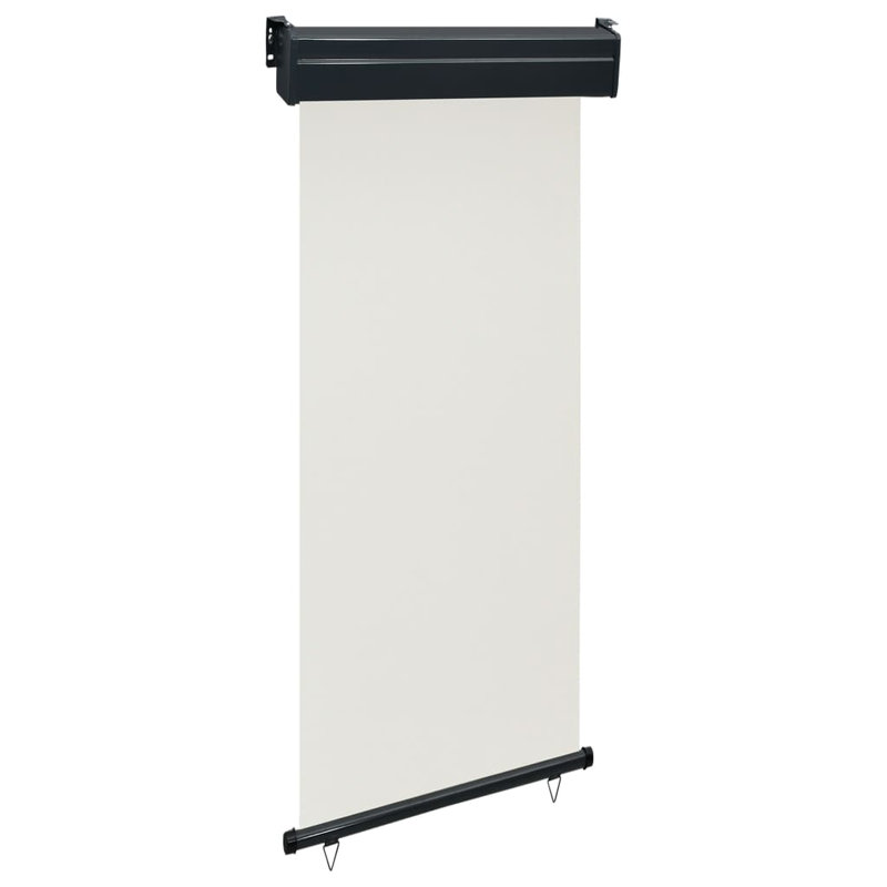 Ergin Balcony Side Awning, Cream, 250cm H x 85cm W