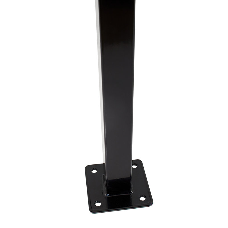 Poteau en métal 5 po Versai, H 52 po x l 5 po x P 5 po