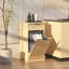 Armoire pour panier à linge inclinable avec tiroir, panier de rangement pour la salle de bain-1168313335