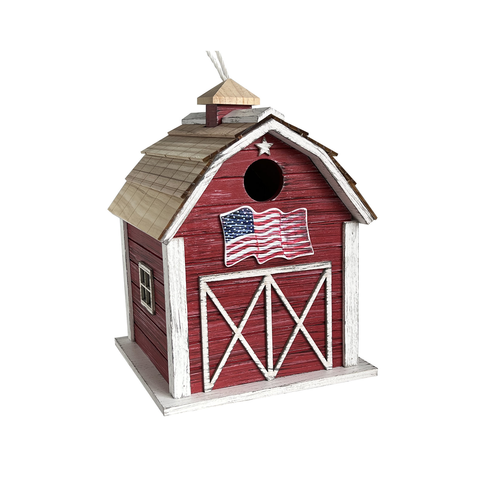 Old Glory Barn Birdhouse