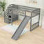 Lit mezzanine simple avec échelle et glissade-902528042