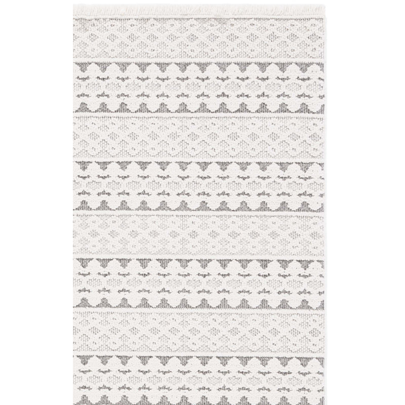 Tapis d'intérieur / extérieur à performance géométrique Haylen 800, Rectangle 5 pi 3 po x 7 pi 6 po