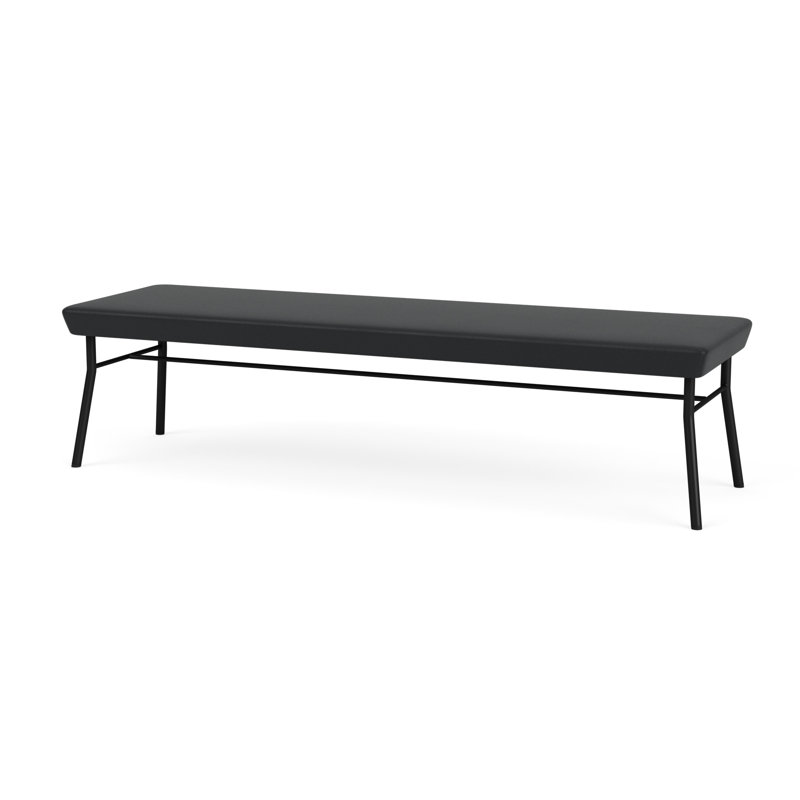 Banc en métal 3 places Chat, Noir, Plot Line acier