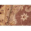 Tapis brun / crème en laine noué à la main de style oriental rectangulaire 8 pi 1 po x 9 pi 9 po Baccio