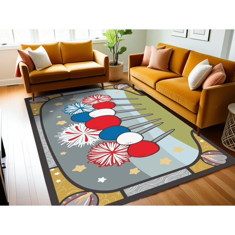 Tapis d'été Holiday The Aisle®, Rectangulaire 8 pi x 10 pi