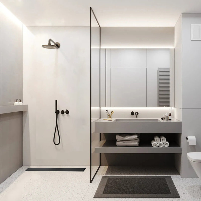 Drain de douche à carreler