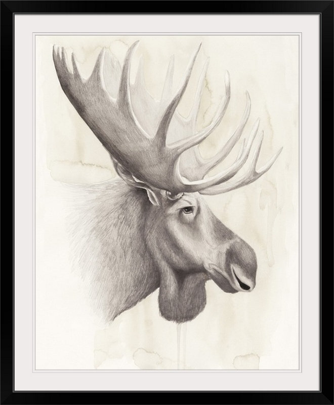 « iv », reproduction d’art sur affiche American Wilderness, H 28 po x l 24 po x P 1 po, Cadre noir