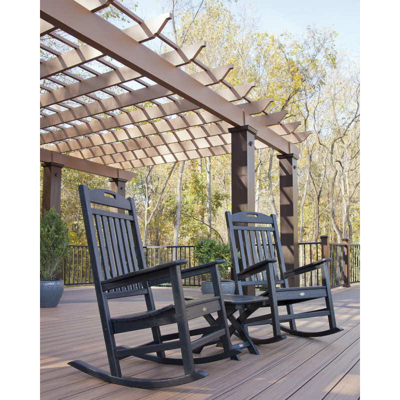 POLYWOOD Yacht Club Rocking Chair - Thumbnail 4