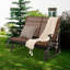 Chaise berçante d'extérieur en métal Wondell