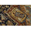 Faron Dark Navy Geometric 8X10 Handmade Heriz Serapi Oriental Rug