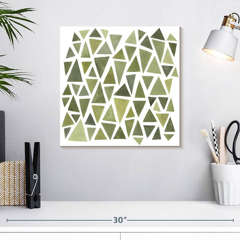 Avery Celadon Geometry I, 16" H x 16" W