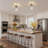 7-Inch Crystal Semi-Flush Mount Ceiling Light For Bedroom Hallway Entryway-663711554-682537484