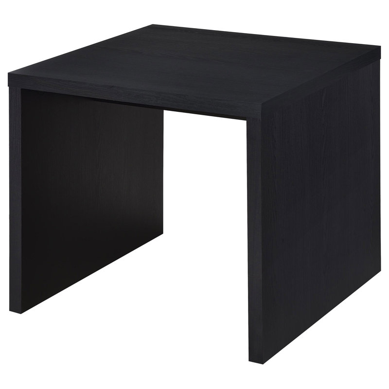 Canyon Black  Square Side End Table