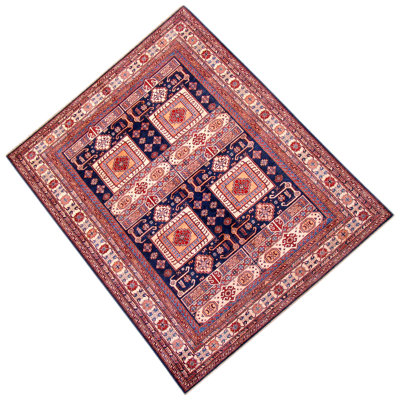 Kazak Wool Southwestern Area Rug
