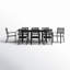 Ensemble de salle à manger rectangulaire pour 8 personnes 60,84 po Leonard