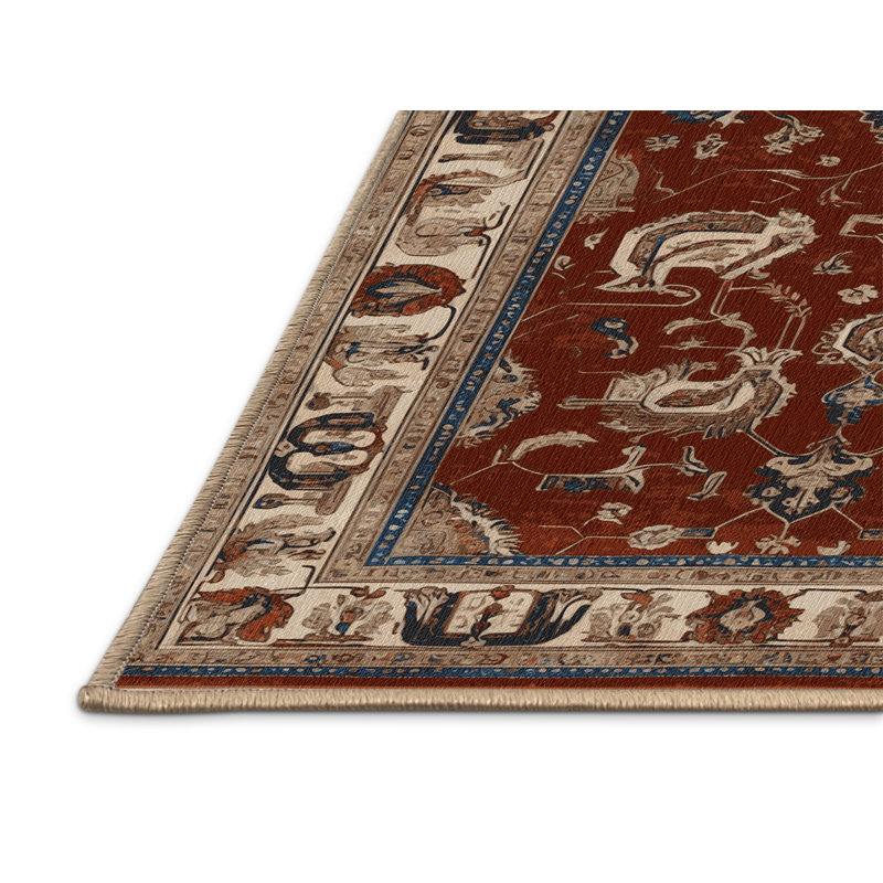 Tapis brun lavable à la machine, Tapis de couloir 2 pi x 4 pi