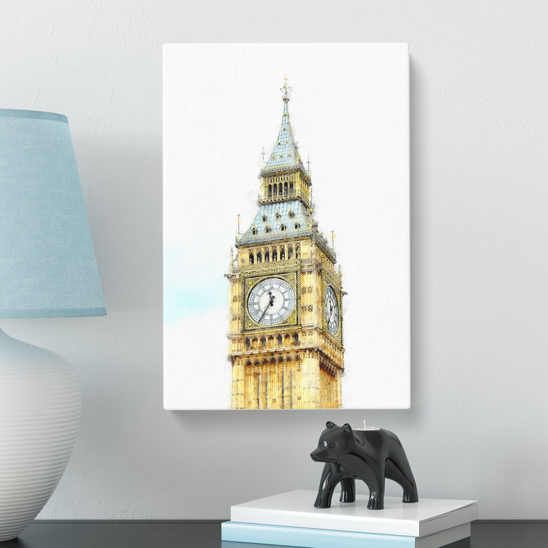 Big Ben - Wrapped Canvas, 91cm H x 60cm W x 3cm D