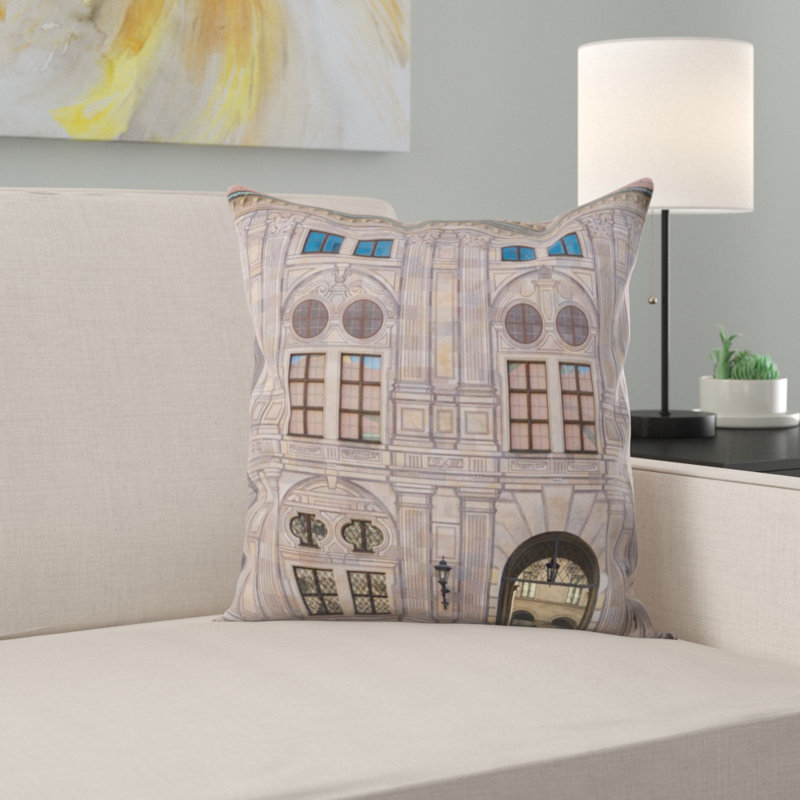 Coussin papier effet loeil