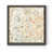 Toile avec cadre gris