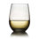 Libbey Stemless Glasses, Grey, 15.25-ounce, Set of 12