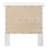 Elegant White Transitional Nightstand
