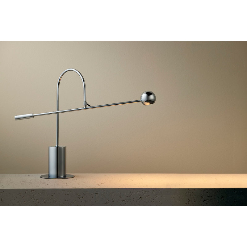 Micro-Orbiter Rechargeable Table Lamp by Sonneman, Polished Chrome