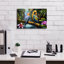 «Bay Of Home ™», art mural sur toile «pair of Parrots» par Momart-1177129639