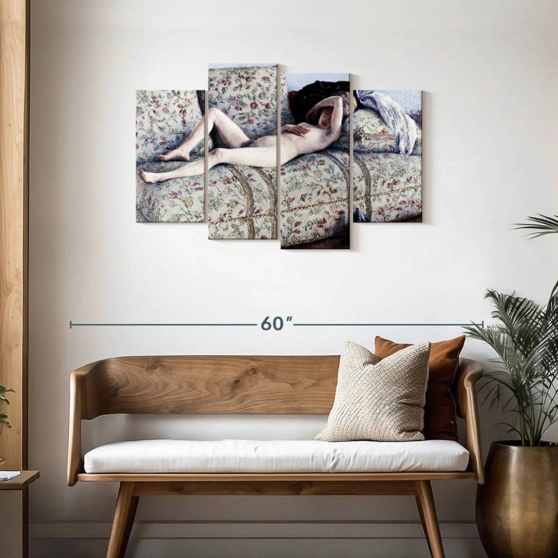 Nude On A Couch 1880, 27" H x 43" W