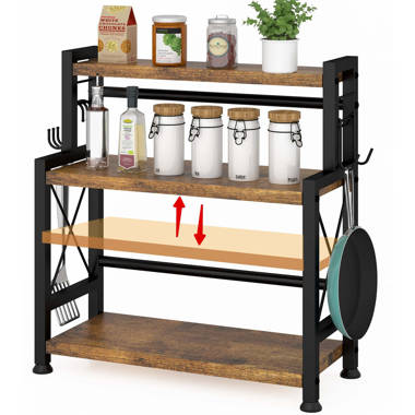 Weenson Kitchen Countertop Organizer Corner Shelf - Kitchen Spice Rack  Organization 2 Tier Free-Standing Counter Storage Space Saving Rack for