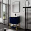 Meuble-lavabo autoportant avec lavabo en résine