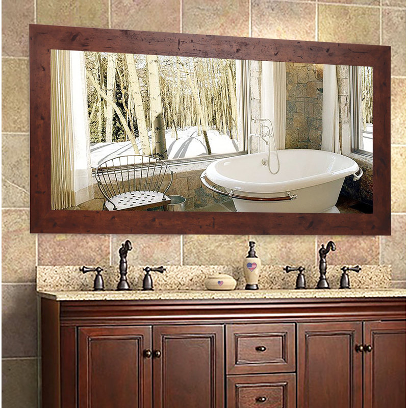Miroir d'appoint Vanderhoff, Noyer foncé