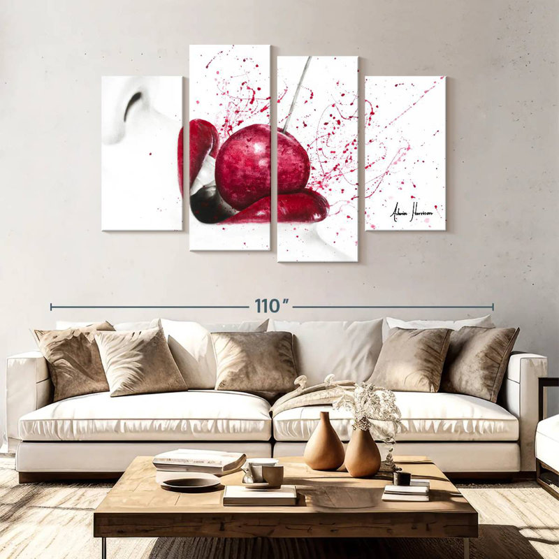 Petite cerise douce de Navette, H 54 po x l 84 po