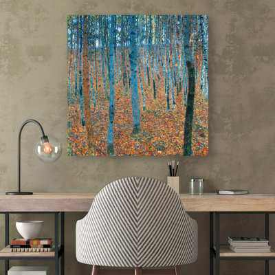 Beech Grove I by Gustav Klimt - Wrapped Canvas Art Prints