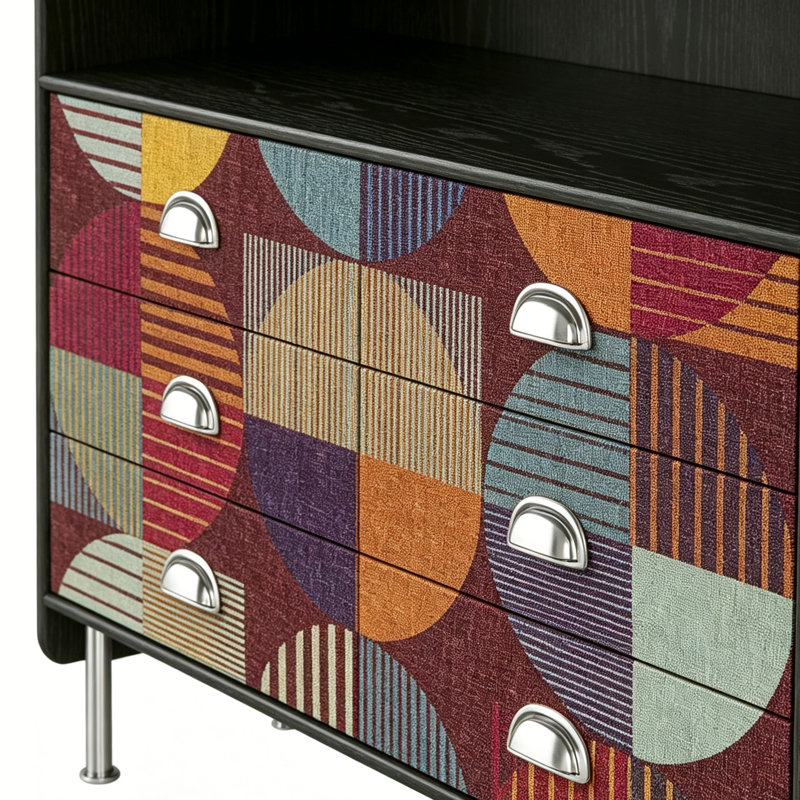 French Retro Simple Style Accent Cabinet
